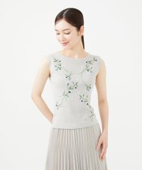 Sybilla/フラワー刺繍ノースリーブプルオーバー/508225604