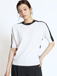GRANDTABLE/グランターブル Grandtable 配色サマーニットT/508225650