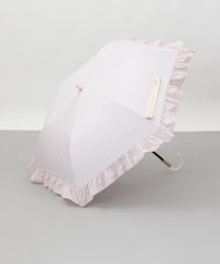 JILLSTUART/JILL STUART（ジル スチュアート）ストライプフリル晴雨兼用パラソル(2段折り傘)/508067051