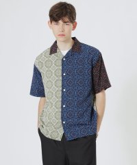 LOVELESS　MENS/クレイジーパターンオーナメントプリントショートスリーブシャツ/508148224