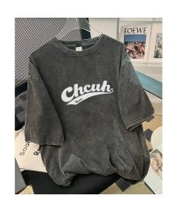 Rename /リネーム Rename ビッグシルエット ジャンキープリント ピグメント 半袖 Tシャツ 古着風 フライドポテト カレッジロゴ/508178241