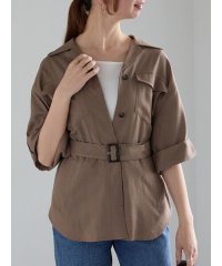 Te chichi/リネンMIXサファリシャツ《2025summer catalog item》/508226937