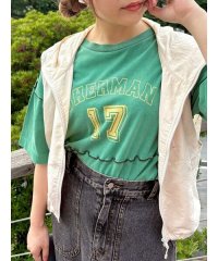 SM2/ピグメント加工メロー切替ロゴプリントTシャツ/508227076
