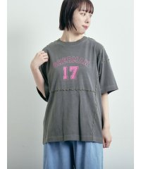 SM2/ピグメント加工メロー切替ロゴプリントTシャツ/508227076