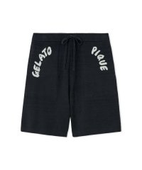GELATO PIQUE HOMME/【HOMME】エアリーモコロゴジャガードハーフパンツ/508227306