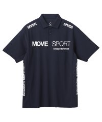 MOVESPORT/ムーブスポーツ MOVESPORT Sunscreen NIR ミニ鹿の子 ポロシャツ/508227541