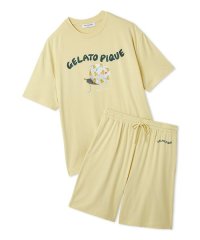 GELATO PIQUE HOMME/【HOMME】【接触冷感】レーヨン夏祭りプリントTシャツ&トハーフパンツセット/508227576