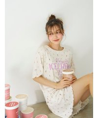 gelato pique/【接触冷感】アイス柄ワッフルプルオーバー/508227583