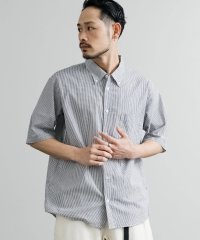 Rocky Monroe/ロッキーモンロー Rocky Monroe カジュアルシャツ ボタンダウン 半袖 メンズ レディース 無地 ストライプ オーバーサイズ 日本製 Upscape /508227594