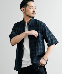 Rocky Monroe/ロッキーモンロー Rocky Monroe カジュアルシャツ ボタンダウン 半袖 メンズ レディース 無地 ストライプ オーバーサイズ 日本製 Upscape /508227594