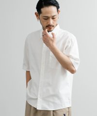 Rocky Monroe/ロッキーモンロー Rocky Monroe カジュアルシャツ ボタンダウン 半袖 メンズ レディース 無地 ストライプ オーバーサイズ 日本製 Upscape /508227594