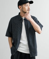 Rocky Monroe/ロッキーモンロー Rocky Monroe カジュアルシャツ ボタンダウン 半袖 メンズ レディース 無地 ストライプ オーバーサイズ 日本製 Upscape /508227594