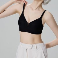 shoppinggo/ショッピングゴー shoppinggo ブラジャー シームレス ノンワイヤー ハーフカップ ブラ パッド ホック 下着 ランジェリー インナー ソフト 柔らかい/508227804