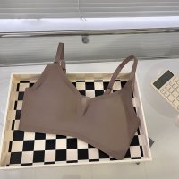 shoppinggo/ショッピングゴー shoppinggo ブラジャー シームレス ノンワイヤー ハーフカップ ブラ パッド ホック 下着 ランジェリー インナー ソフト 柔らかい/508227804