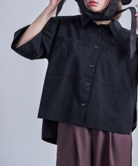 Fashion Letter/ファッションレター Fashion Letter オーバーサイズ ハーフスリーブシャツ/508227816