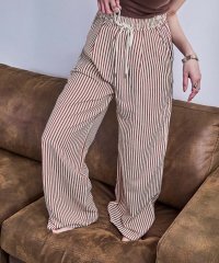 Fashion Letter/ファッションレター Fashion Letter ストライプ&無地 パジャマパンツ/508227819