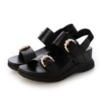 LANVIN COLLECTION/ランバン コレクション LANVIN COLLECTION 2連パールバックルプラットフォームサンダル/508227988