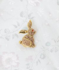 styiro/スタイロ styiro ラビット ラインストーンブローチ/508228036