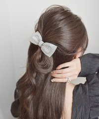 styiro/スタイロ styiro ラインストーンリボンヘアクリップ/508228040