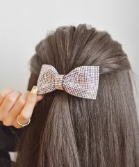 styiro/スタイロ styiro ラインストーンリボンヘアクリップ/508228040