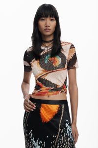 Desigual/デシグアル Desigual TSARDINELACROIX Tシャツショートスリーブ/508228067