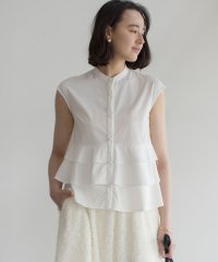 KUMIKYOKU（LARGE SIZE）/【接触冷感・WEB限定】プレーティング天竺ティアード カットソー/508228231