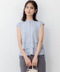 KUMIKYOKU（LARGE SIZE）/【接触冷感・WEB限定】プレーティング天竺ティアード カットソー/508228231