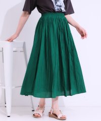 SHOO・LA・RUE/ナチュラルなシワ加工が大人見え エアリーロングスカート/508228276