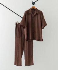 ITEMS URBAN RESEARCH/クレープオープンカラーシャツ+パンツSET/508228307