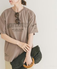 ITEMS URBAN RESEARCH/ロゴ刺繍半袖Tシャツ/508228314