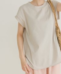 ITEMS URBAN RESEARCH/シルケットライクノースリーブTシャツ/508228315