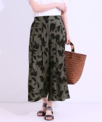 SHOO・LA・RUE　DRESKIP/【S－LL/ひんやり】いつものコーデを華やかに 柄アソート 麻調ガウチョパンツ/508228377