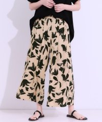 SHOO・LA・RUE　DRESKIP/【S－LL/ひんやり】いつものコーデを華やかに 柄アソート 麻調ガウチョパンツ/508228377