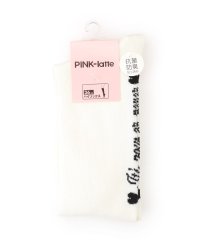 PINK-latte/【36cm丈】タテロゴハイソックス/508228389