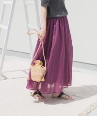 URBAN RESEARCH DOORS/『UR TECH』ボイルギャザースカート/508228426