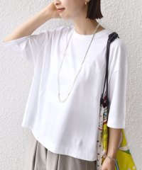 SHIPS WOMEN/ワンポイント 刺繍 スムース ワイド TEE/508228440