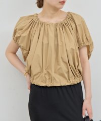 GALLARDAGALANTE/タフタギャザーブラウス/508231790