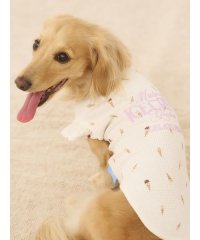 GELATO PIQUE CAT＆DOG/【CAT&DOG】ダックスフンドサイズアイス柄フリルワッフルプルオーバー/508231805