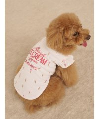GELATO PIQUE CAT＆DOG/【CAT&DOG】アイス柄フリルワッフルプルオーバー/508231806