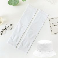 shoppinggo/ショッピングゴー shoppinggo 日焼け止め2点セット 日よけ帽子 アームカバー UVカット 日よけ 紫外線対策 レディース メンズ 日焼け対策 キャップ/508232092
