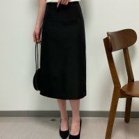 shoppinggo/ショッピングゴー shoppinggo スーツスカート タイトスカート ペンシルスカート裏地付き ミディアム 膝丈 ファスナー アシンメトリーオフィス 通勤 ビ/508232096