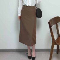 shoppinggo/ショッピングゴー shoppinggo スーツスカート タイトスカート ペンシルスカート裏地付き ミディアム 膝丈 ファスナー アシンメトリーオフィス 通勤 ビ/508232096