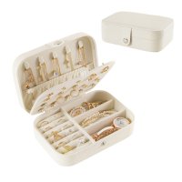shoppinggo/ショッピングゴー shoppinggo ジュエリーボックス 大容量 収納ケース アクセサリー 小物入れ シンプル 収納ボックス 旅行携帯用 ネックレス ブレスレ/508232099