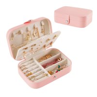 shoppinggo/ショッピングゴー shoppinggo ジュエリーボックス 大容量 収納ケース アクセサリー 小物入れ シンプル 収納ボックス 旅行携帯用 ネックレス ブレスレ/508232099