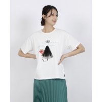 Anna Nicola/アンナニコラ Anna Nicola ガールデザイン半袖Tシャツ/508234909