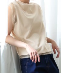 Girly Doll/ガーリードール Girly Doll チュールレイヤードノースリーブTee/508234937
