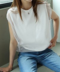 Girly Doll/ガーリードール Girly Doll チュールレイヤードノースリーブTee/508234937