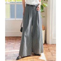 KOBE LETTUCE/コウベレタス KOBE LETTUCE ストライプデニムワイドパンツ [M4222]/508234971