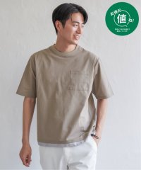 ikka/ドライメッシュドロストTシャツ/508020796