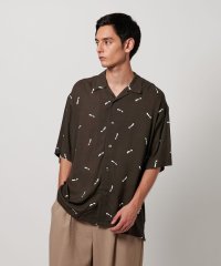 monkey time/＜PARIS AUTHENTIQUE × monkey time＞ プリント オープンカラー シャツ/508092579